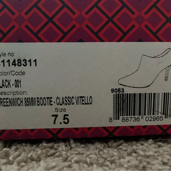 Like New Tory Burch Greenwich 85mm heel booties 7.5 - Picture 3 of 14